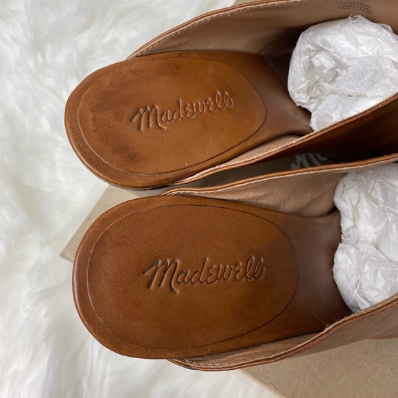 EUC Madewell Leather High-Heel Clogs - Picture 6 of 11